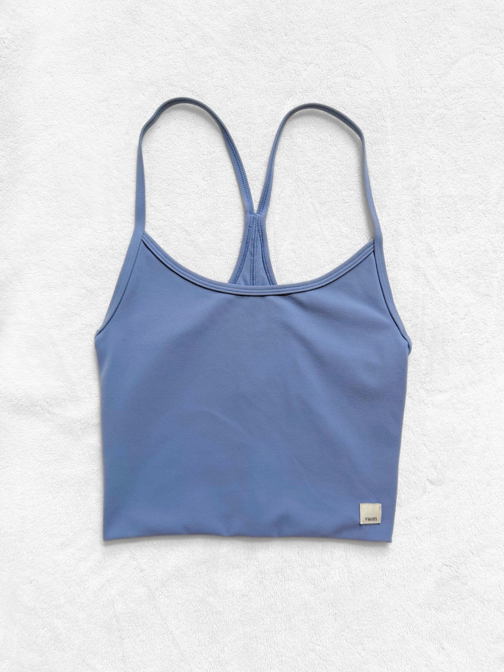 Vuori All The Feels Tank + Biker Shorts Set – Blue Quartz – XXS/XS - Picture 5 of 10